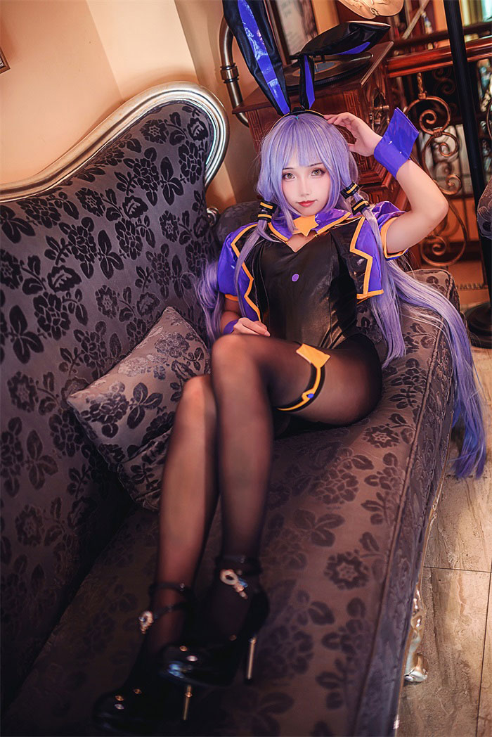 [Cosplay] 性感的黑丝兔子 [29P/89.7MB]
