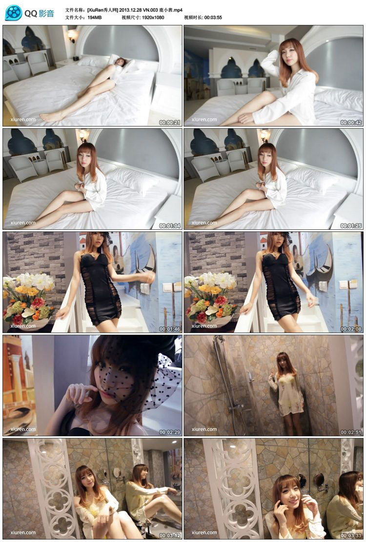 [Xiuren秀人网]视频 2013.12.28 VN.003 鹿小茜