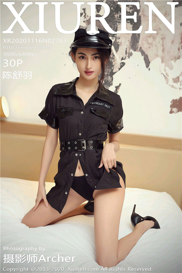 [XiuRen秀人网] 2020.11.16 No.2783 陈舒羽 情趣警花制服系列 [30+1P327M]