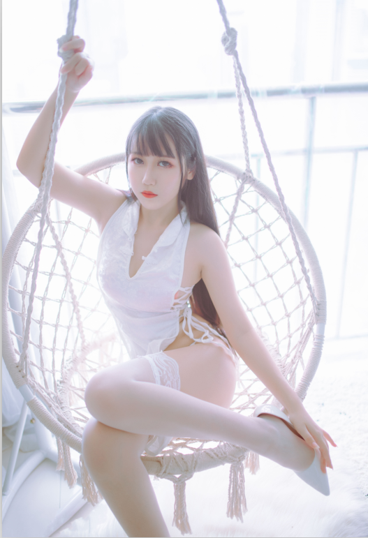 抖娘-利世 NO.003 抖娘×不呆猫 黑白旗袍双子 [41P 231M]