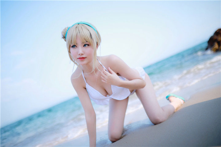 抖娘-利世 NO.041 海边索米 30P 90M
