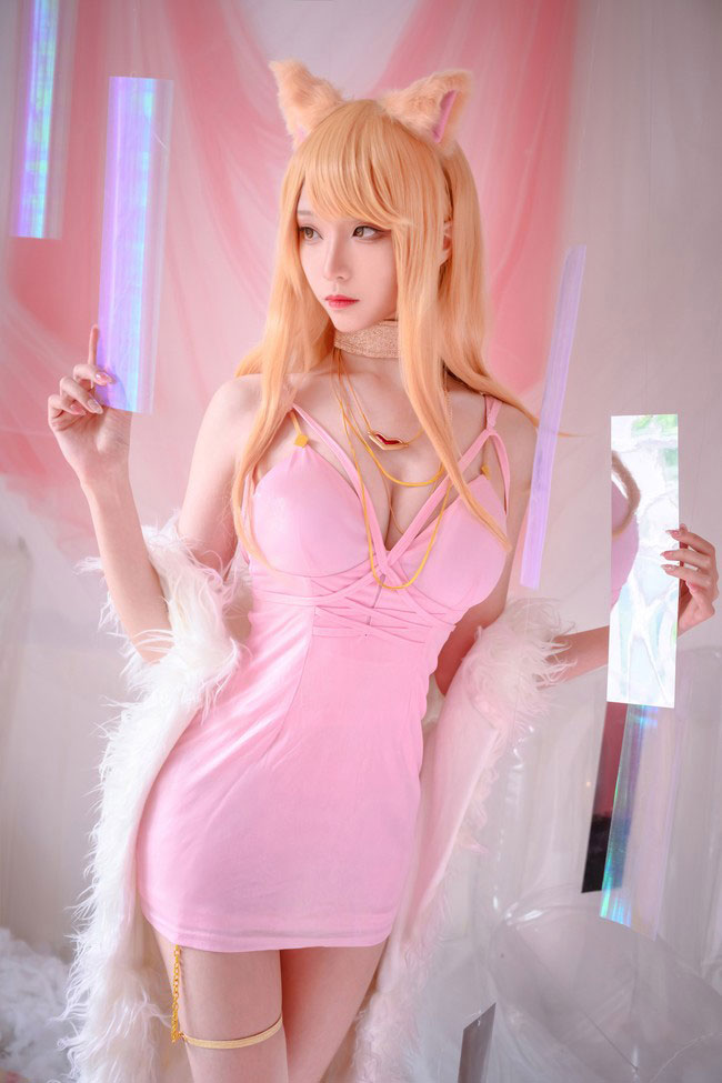 青青子Js  KDA同人阿狸cos 9P 1M