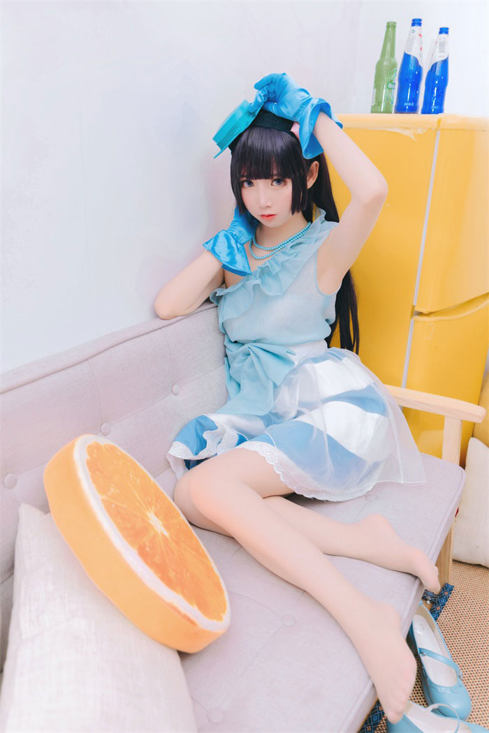 面饼仙儿 NO.026 黑猫打歌服 [12P-128MB]