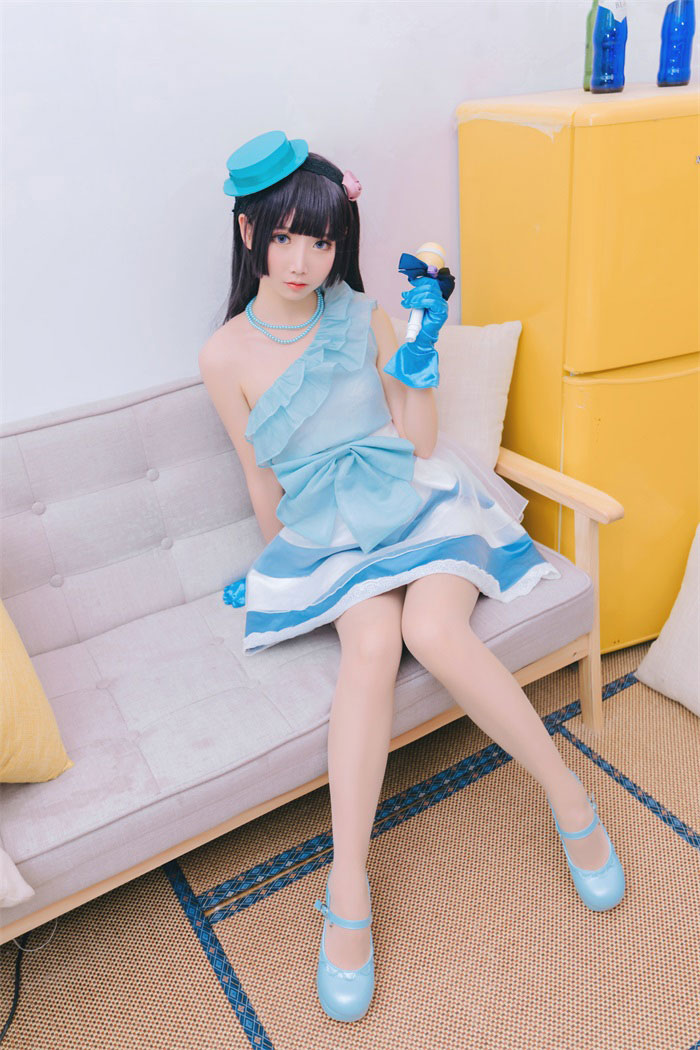 面饼仙儿 NO.026 黑猫打歌服 [12P-128MB]