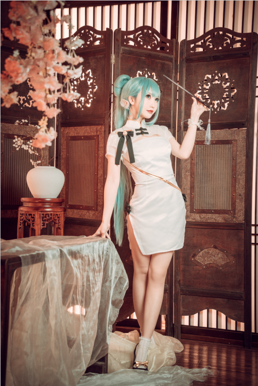 面饼仙儿 NO.094 初音旗袍 [28P-514MB]