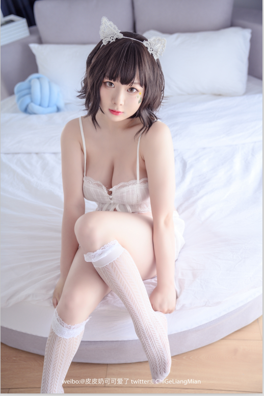 皮皮奶可可爱了No.002- 白睡衣 50P