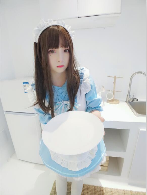 古川 NO.029 蓝白女仆 [19P-64MB]