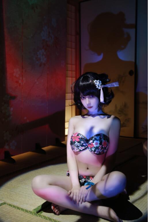 Shika小鹿鹿 - NO.18 北斋泳装 21P51M