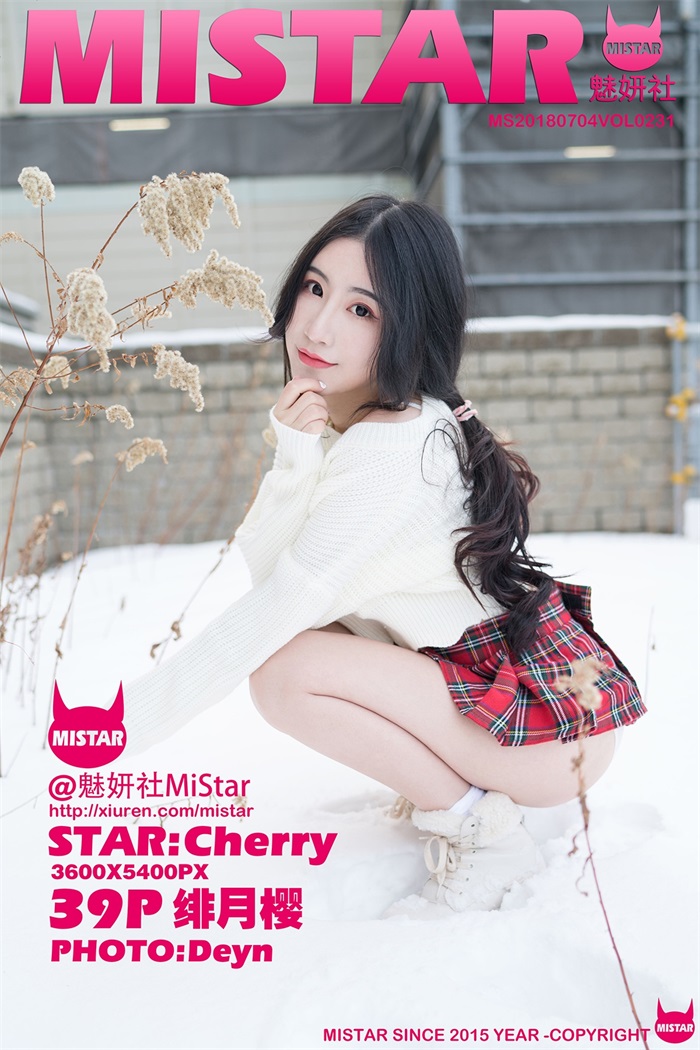 [MiStar魅妍社] 2018.07.04 VOL.231 绯月樱-Cherry [39P/88MB]
