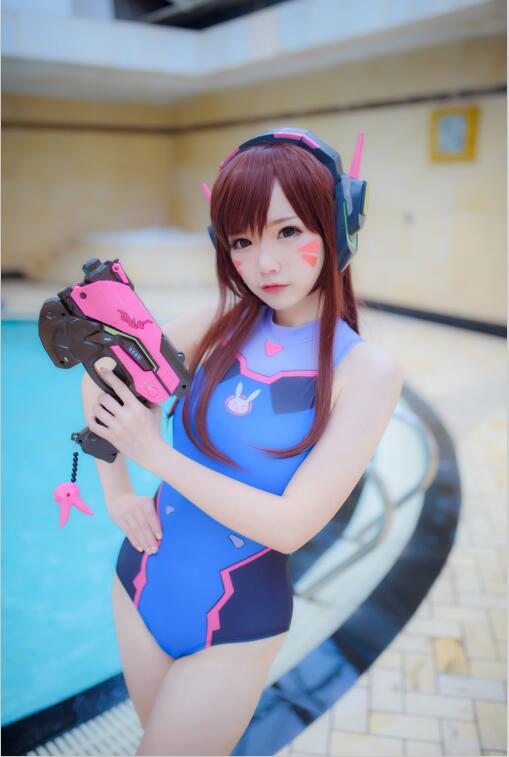 雪晴Astra - NO.02 Overwatch-D.Va水着写真 30P78M