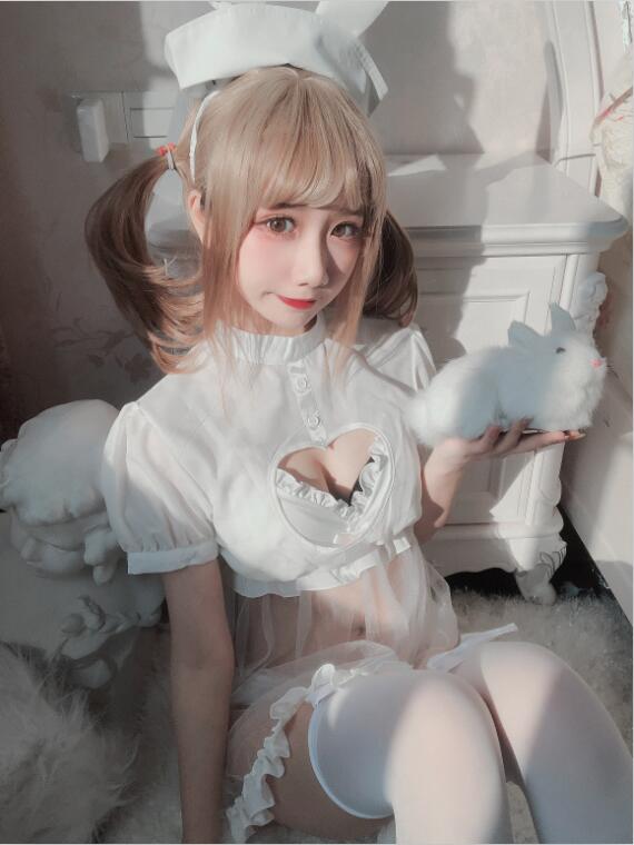 果咩酱w - NO.15 兔兔护士 [12P-64MB]