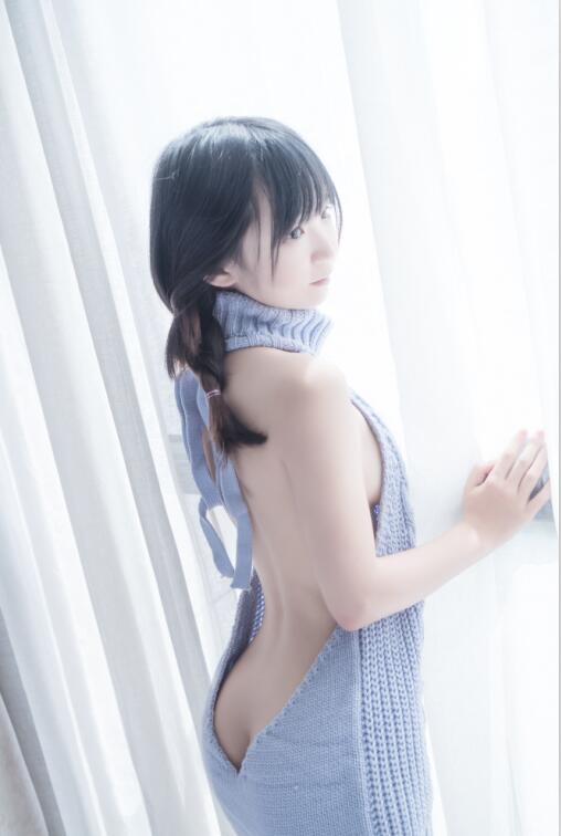 御子Yumiko - NO.02 漏背毛衣 [10P-116MB]