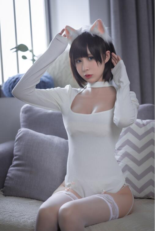 西园寺南歌 - NO.06 白猫白色连体衣 [30P-121MB]