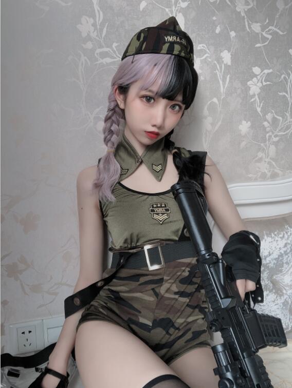 果咩酱w - NO.21 战地甜心 [21P5V-131MB]