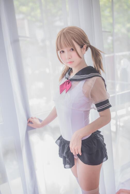 白金-Saki - NO.08 学生服 [17P-87MB]