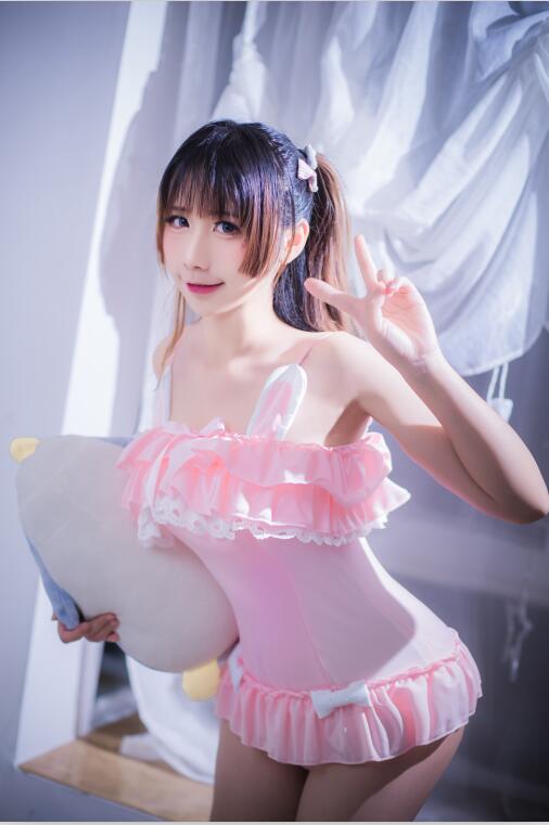 九曲Jean - NO.2 粉色内衣 [9P-22MB]