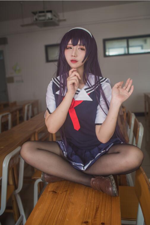 九曲Jean - NO.44 霞之丘诗羽夏季校服 [40P-349MB]