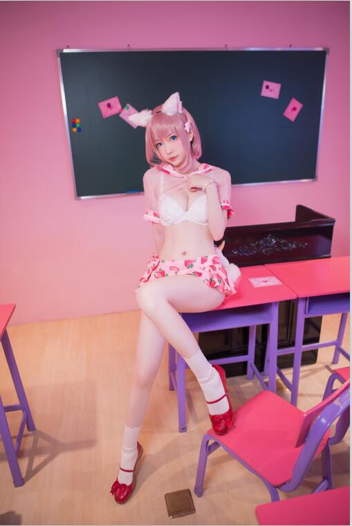 妖少you1 - NO.17 草莓蛋糕猫 11P28M