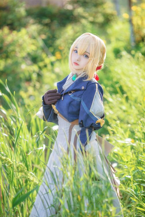 斯文文文文 - NO.23 紫罗兰永恒花园COS御姐制服薇尔莉特 10P23M