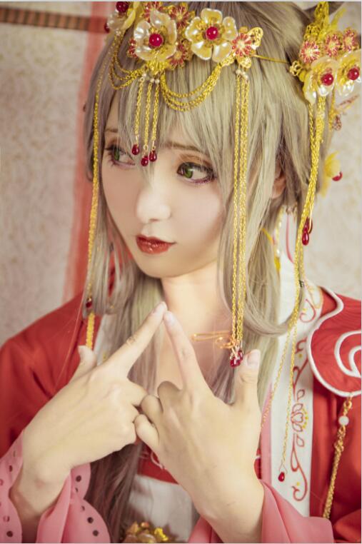 斯文文文文 - NO.62 VOCALOID COS洛天依落花霁婚服 13P26M