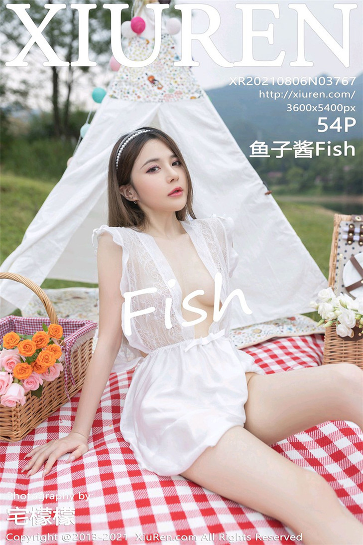 [XiuRen秀人网] 2021.08.06 No.3767 鱼子酱Fish 湖畔野餐主题系列写真套图[54+1P]