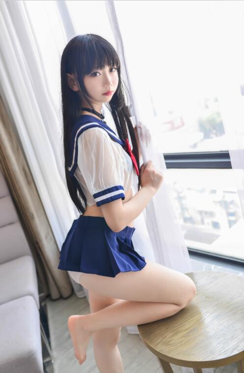 雪琪SAMA - NO.05 透明JK [20P-21MB]