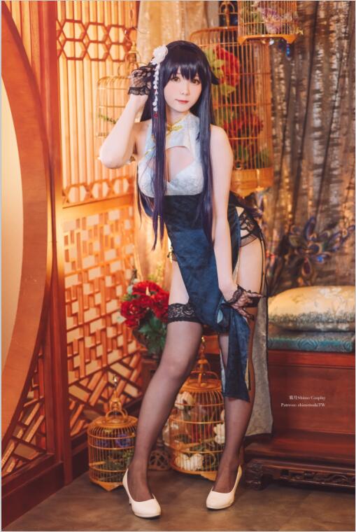 霜月shimo - NO.43 碧蓝航线 吾妻旗袍 [12P1V-338MB]