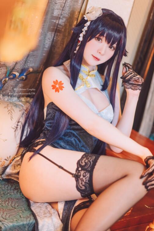 霜月shimo - NO.43 碧蓝航线 吾妻旗袍 [12P1V-338MB]