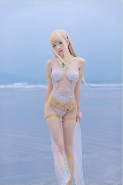 清水由乃 - NO.24 玛丽萝丝-白色泳衣 [33P-355MB]