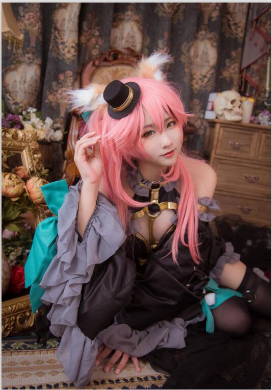 绫Aya - NO.03 FATEEXTEL-玉藻前-漆黑魔术师 21P28M