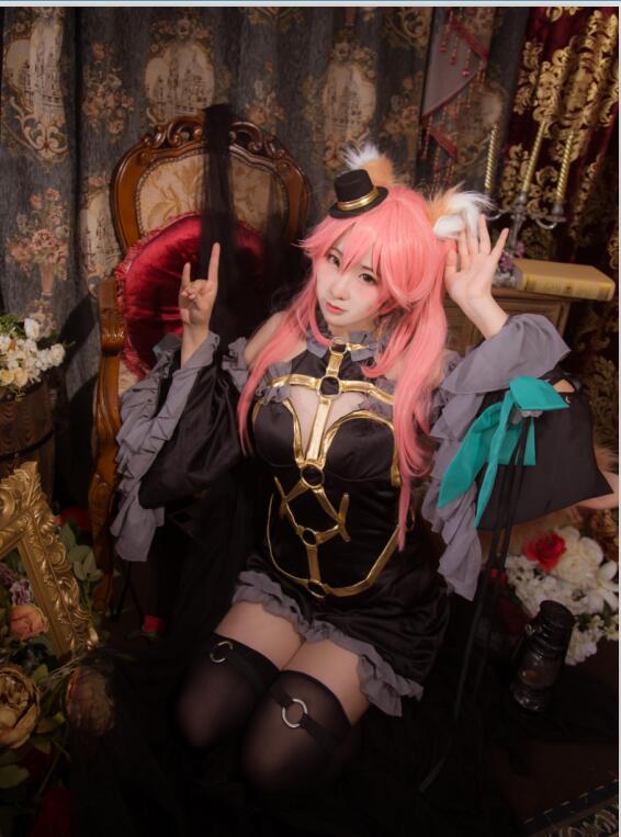 绫Aya - NO.03 FATEEXTEL-玉藻前-漆黑魔术师 21P28M