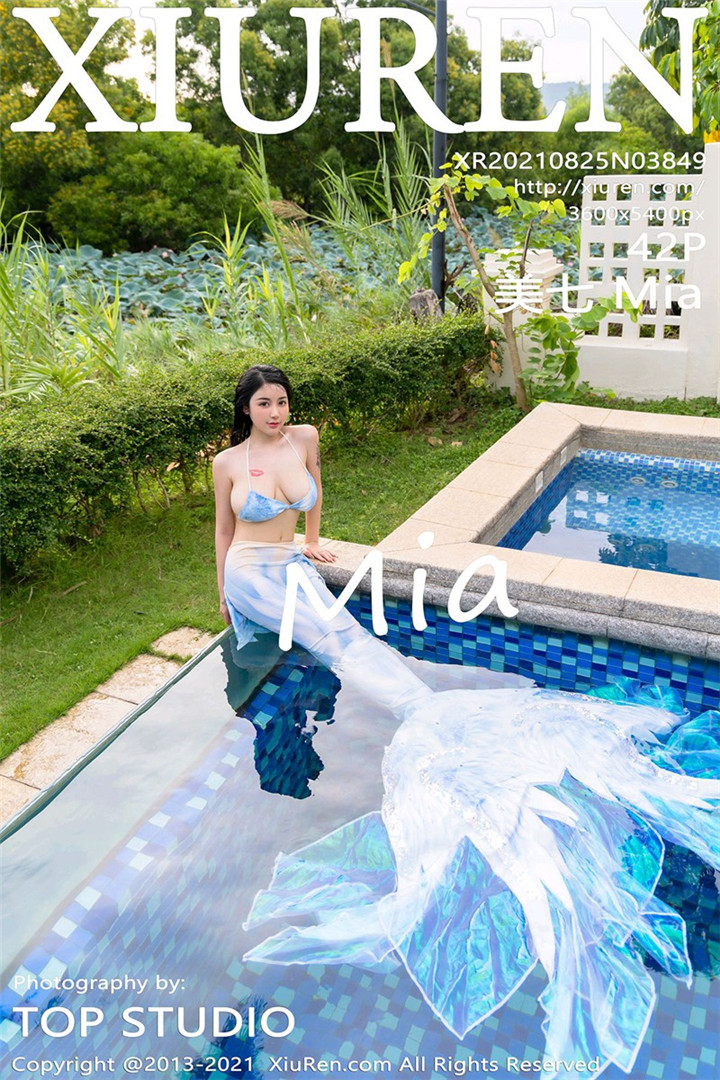 [XiuRen秀人网] 2021.08.25 No.3849 美七 Mia 美人鱼写真套图[42+1P]