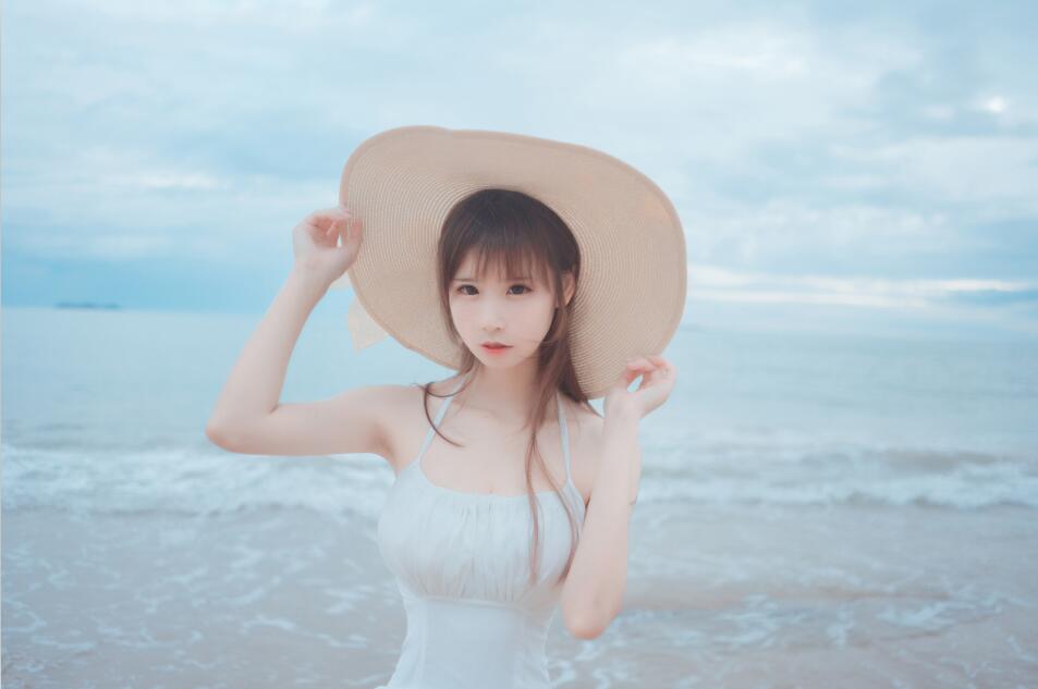 NO.16 爱老师_PhD-海岸 白裙 [9P-50MB]