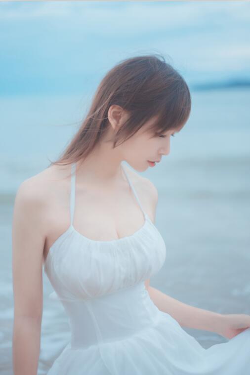 NO.16 爱老师_PhD-海岸 白裙 [9P-50MB]