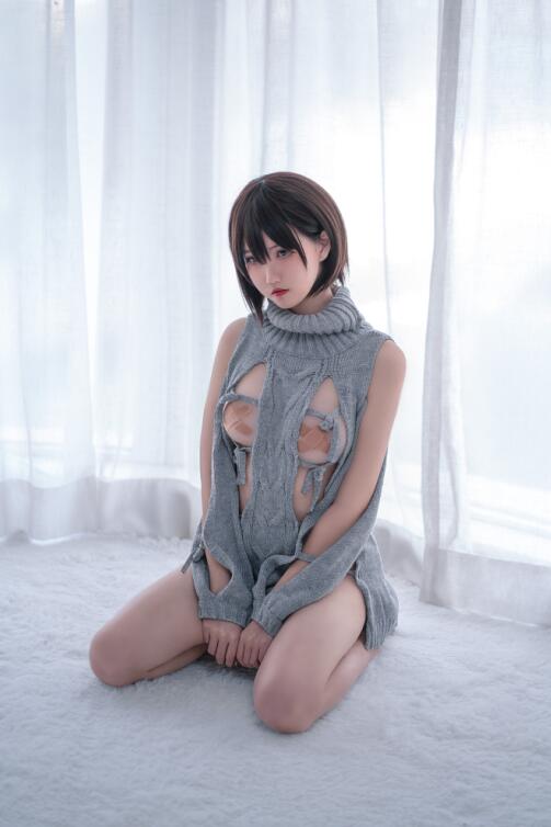 阿薰kaOri - NO.02 露背毛衣 [20P-105MB]