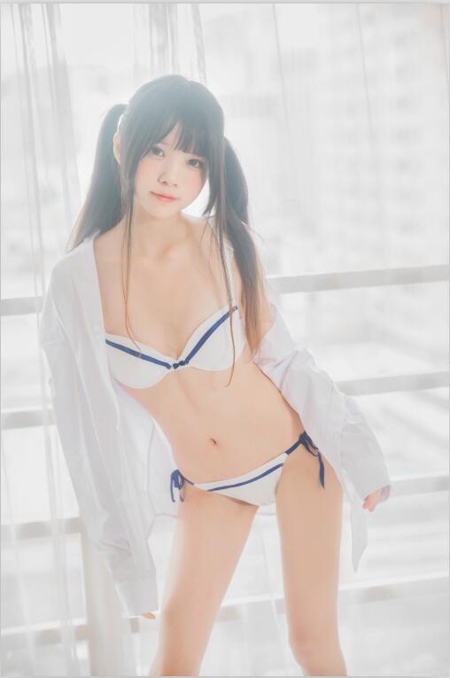 桜桃喵 - NO.69 白衬衫双马尾 [47P