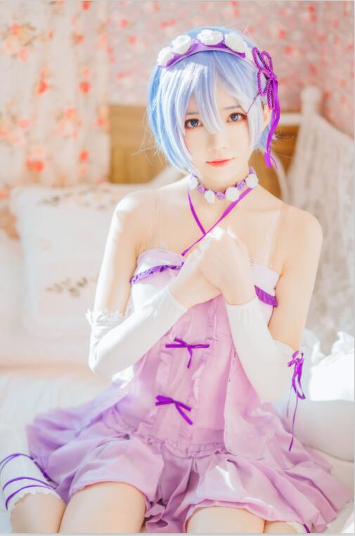 桜桃喵 - NO.85 蕾姆小睡裙 [40P
