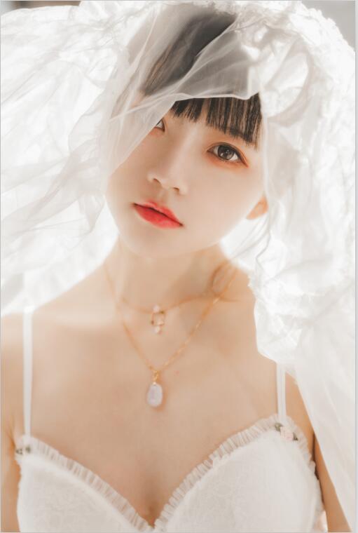桜桃喵 - NO.95 白纱糖02 [34P