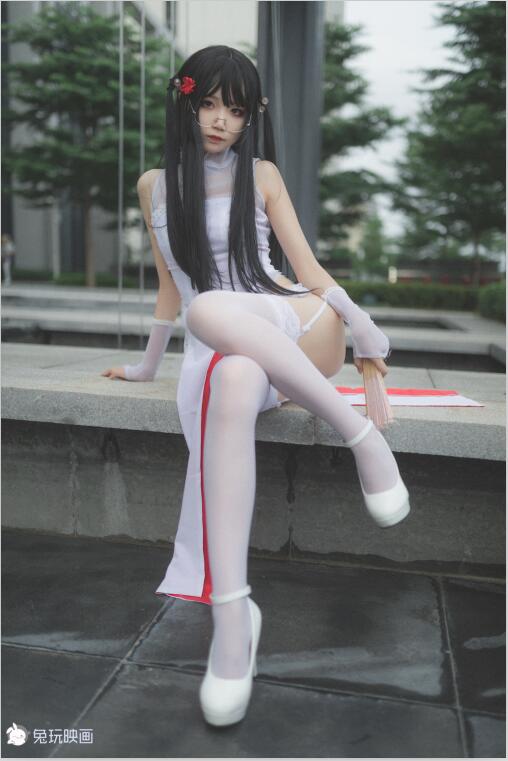五更百鬼 - NO.39 白丝旗袍 [19P