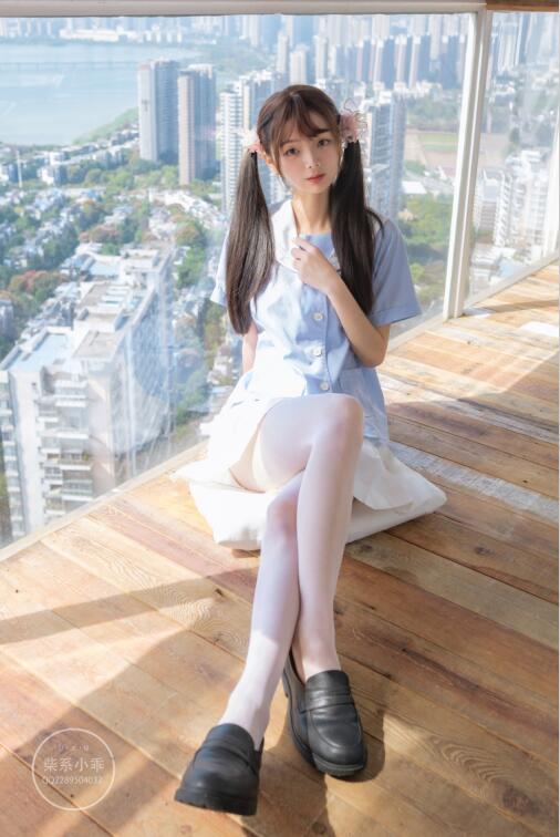 稚乖画册 NO.01 晴空01 白丝双马尾jk [79P