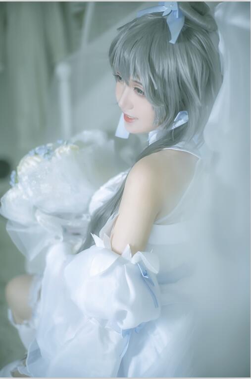 渊秧 - NO.09 Vocaloid洛天依婚纱cos 10p
