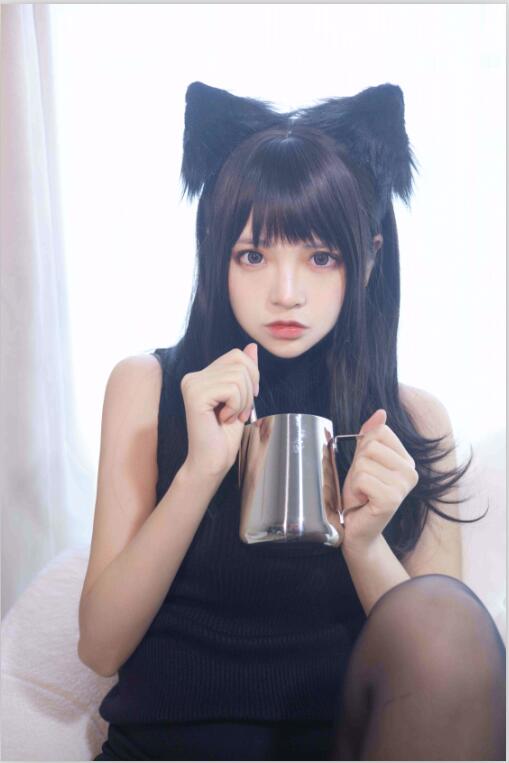 疯猫ss - NO.93 黑毛衣少女 [80P-