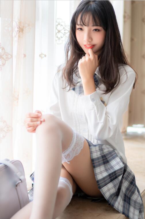 西瓜少女 - NO.21 JK格子裙 [23P