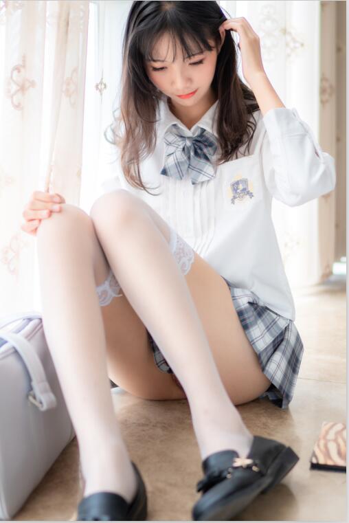 西瓜少女 - NO.21 JK格子裙 [23P