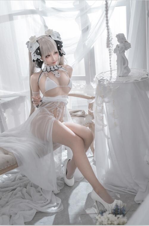 蠢沫沫 - NO.132 可畏-婚纱 [57P