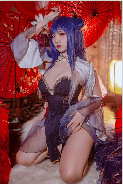 二佐Nisa NO.141 碧蓝航线 伊吹旗袍 29p