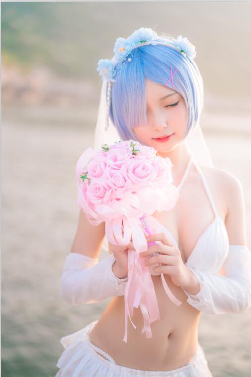 橙喵 - NO.003 蕾姆泳装花嫁 21P