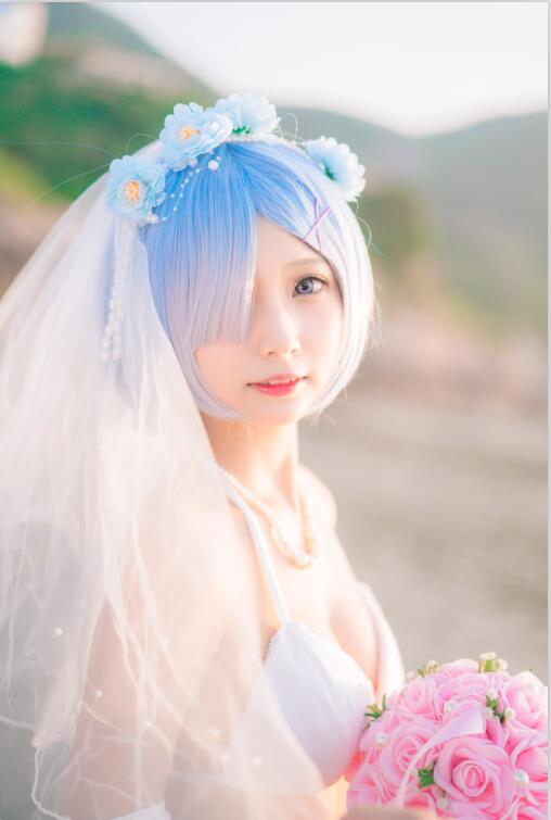 橙喵 - NO.003 蕾姆泳装花嫁 21P