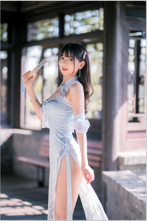 陆卿卿 - NO.09 蓝色旗袍 24p
