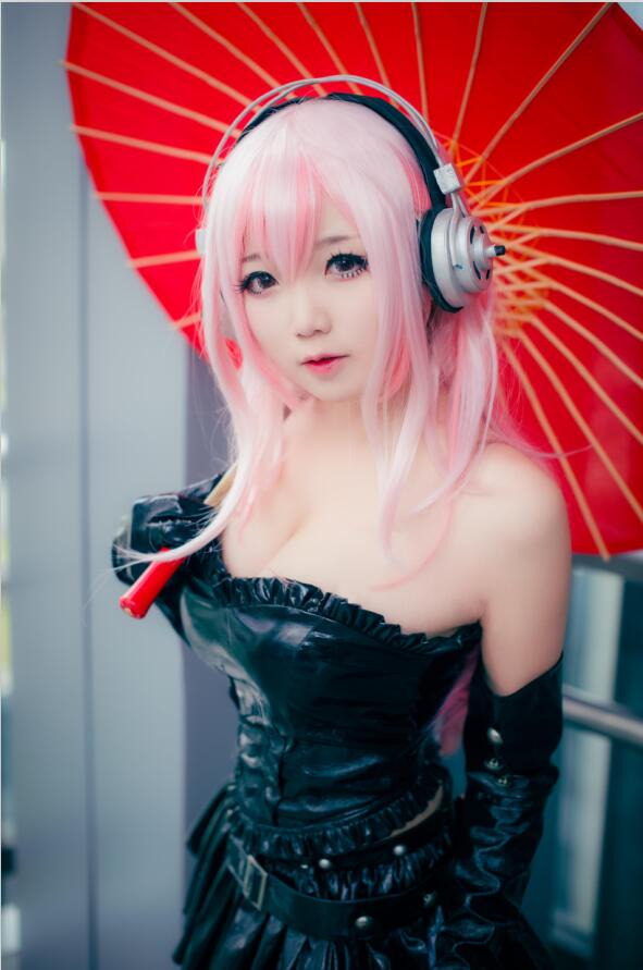 楚楚子w - NO.24 COS-超级索尼子COS场照 SUPER SONICO 9P